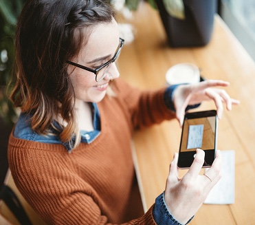 Take a photo of your expense and upload it